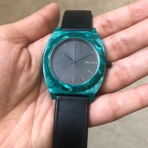 Nixon green stone watch